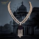 The Sapphire Blue Cushion-Cut Statement Necklace