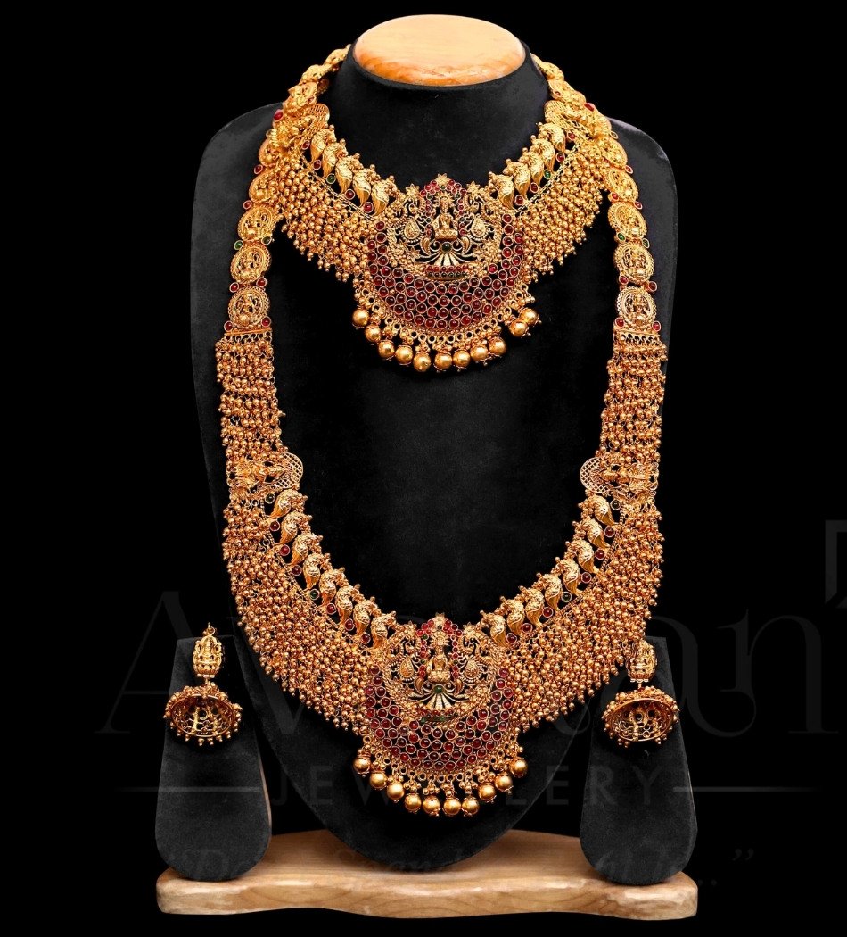 Antique Kemp Stone Bridal Set Ms-164 - Avaran Antique Kemp Stone Bridal Set - Image 1