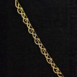 Designer Crystal Wave Waist Belt