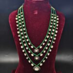 Emerald Polki Groom Mala