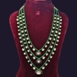 Emerald Polki Groom Mala