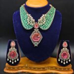 Mint Green & Rose Collar Set