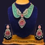 Mint Green & Rose Collar Set