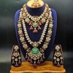 Mint Green & Ruby Pink Dulhan set