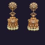 Royal Polki Jhumka Pearl Drop Earring