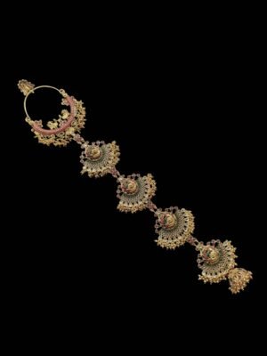 Traditional Kemp Stone Hair Choti